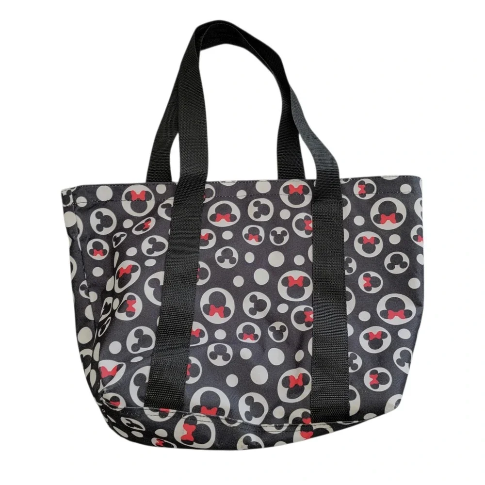 Disney‎ Mickey Mouse Bag Set 3 Piece Tote Crossbody Purse Laptop Sleeve Black